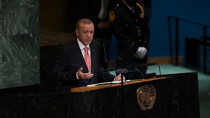 Erdoğan'dan BM Günü ve BM Teşkilatı'nın kuruluşunun 77. yıl dönümü mesajı