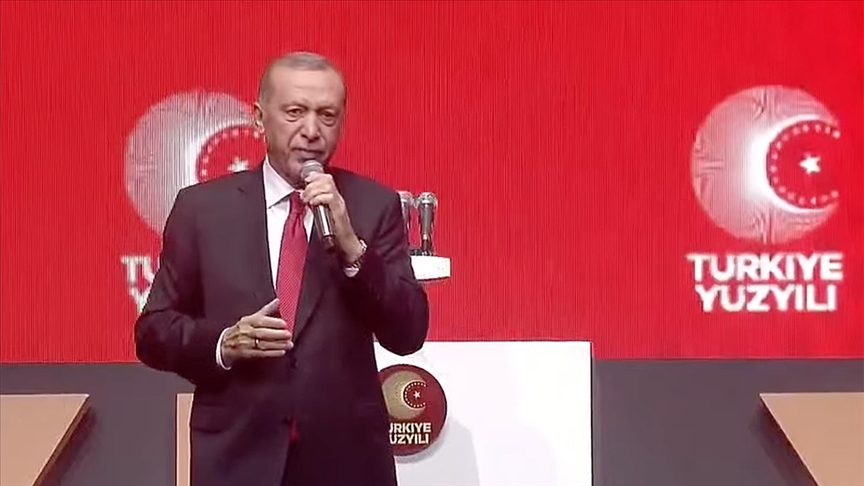 Cumhurbaşkanı Erdoğan "Türkiye Yüzyılı" vizyonunu açıklıyor