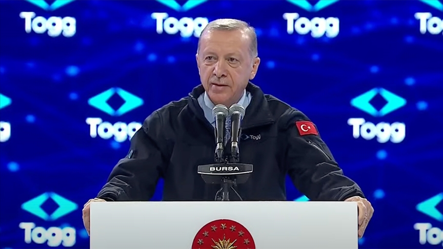 Cumhurbaşkanı Erdoğan, Togg Gemlik Kampüsü Açılış Töreni'nde konuştu