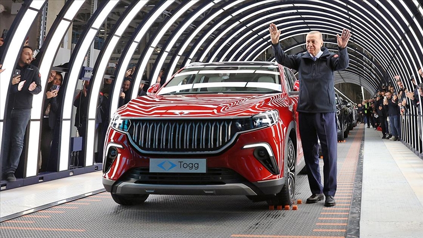 Cumhurbaşkanı Erdoğan'dan Togg paylaşımı