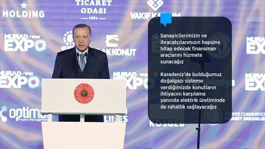Erdoğan: Tüm ihtiyaç sahibi ülkelere tahıl gemilerinin ulaşmasını temin edeceğiz