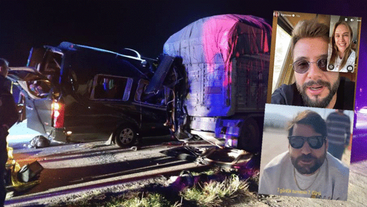 Amasya’da tiyatrocuları taşıyan minibüsle kamyonun çarpıştığı kazada 3 kişi öldü, 8 kişi yaralandı