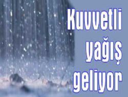 Kuvvetli Yağış ve Rüzgar Uyarısı