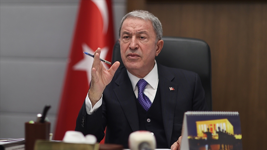 Milli Savunma Bakanı Akar'dan Yunanistan tepkisi