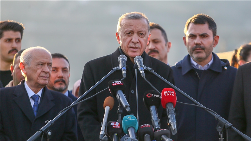 Erdoğan: 11 ilimizde konut ve köy evi olarak inşasına başlayacağımız hane sayısı 270 bini bulacak