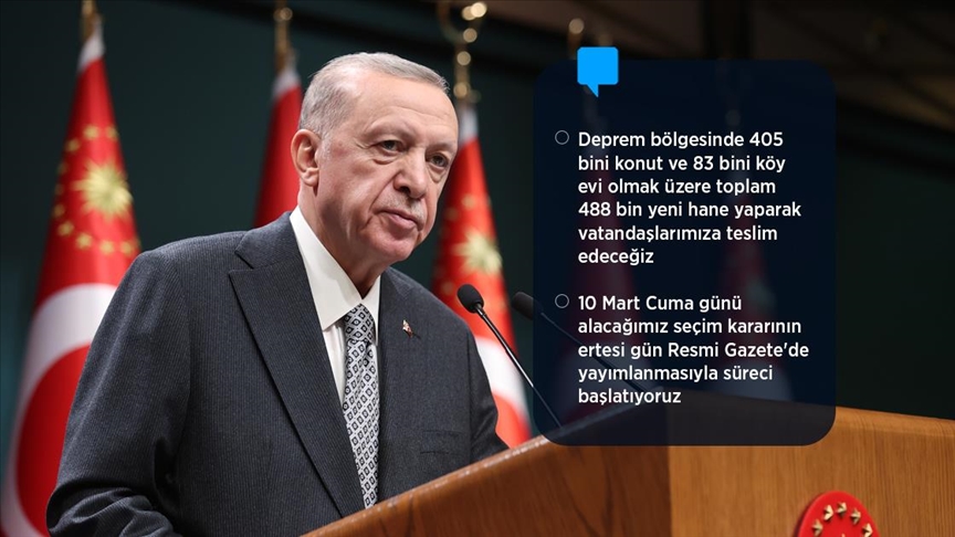 Cumhurbaşkanı Erdoğan'dan kabine sonrası flaş açıklamalar