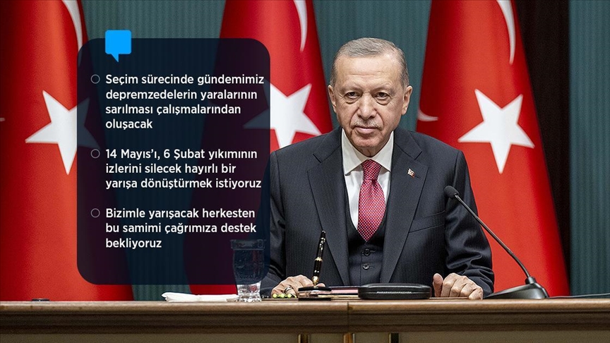 Cumhurbaşkanı Erdoğan seçim kararını imzaladı: Seçim 14 Mayıs'ta..