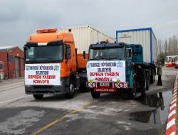 Kayseri Büyükşehir Belediyesi Elazığ'a Seyyar Banyo Ve Tuvalet Gönderdi