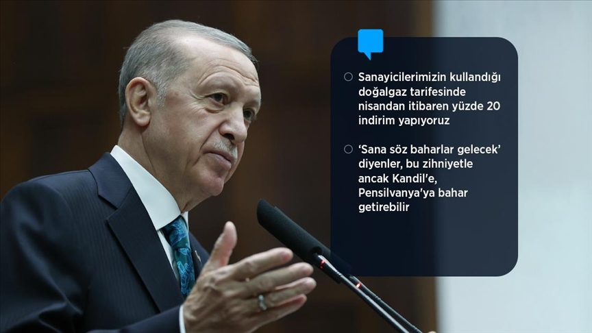 Cumhurbaşkanı Erdoğan: Elektrikte yüzde 15 indirime gidiyoruz