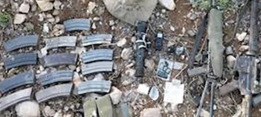 Pençe-Kilit bölgesinde teröristlere ait silah ve mühimmat ele geçirildi
