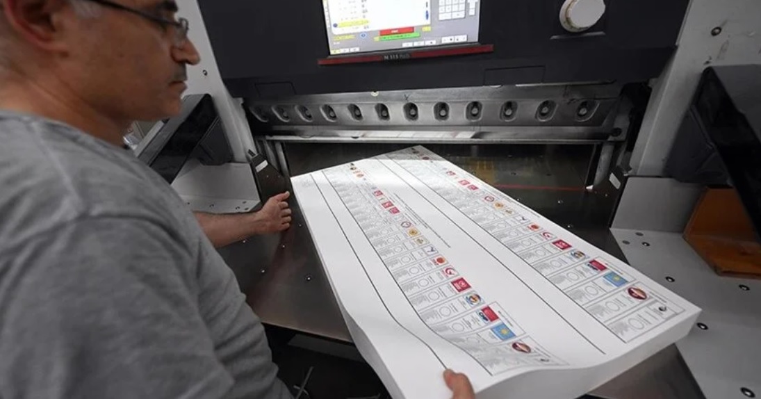 14 Mayıs seçimlerinin oy pusulalarının basımı tamamlandı