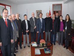 Bolu Belediye Meclisi Üyelerinden Aibü Rektörü'ne Hayırlı Olsun Ziyareti