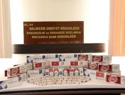 Balıkesir'de 578 Paket Kaçak Sigara Ele Geçirildi