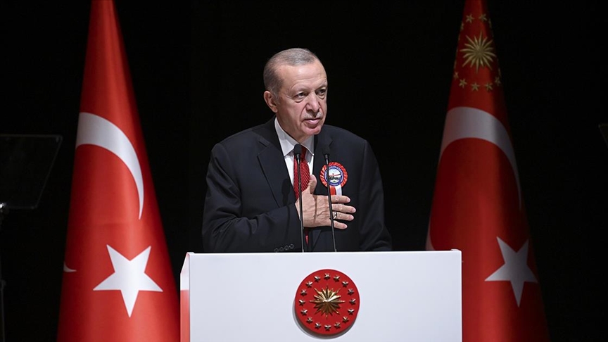 Erdoğan: Türkiye'nin askeri eğitim standardını yeni kazanımlarla yükseltmeye devam edeceğiz