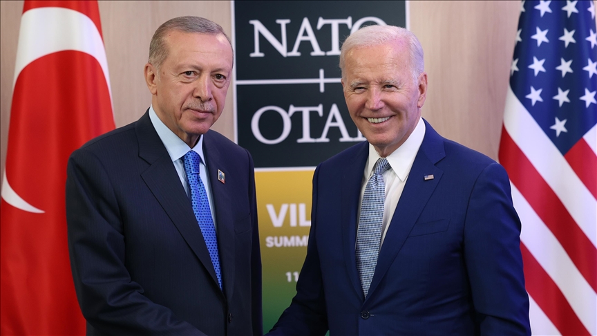 Biden: Cumhurbaşkanı Erdoğan'la tekrar bir araya gelmek harikaydı
