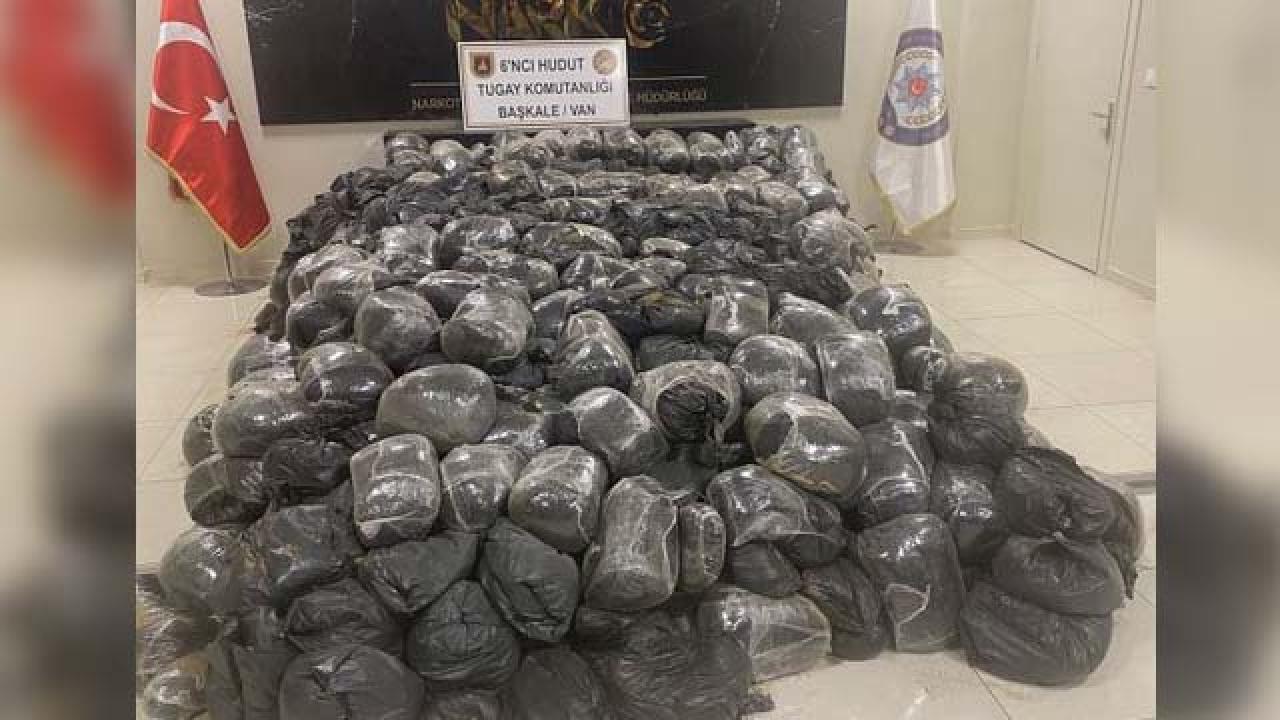 Van sınır hattında 2 ton uyuşturucu ele geçirildi!