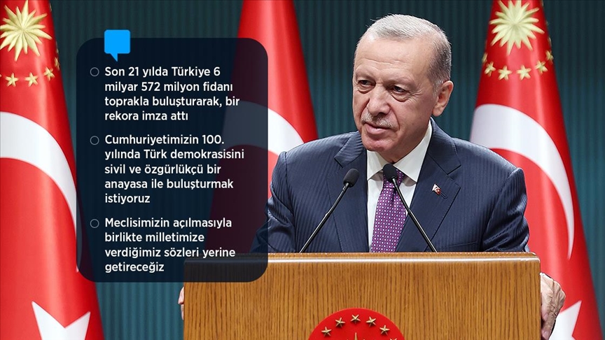 Cumhurbaşkanı Erdoğan'dan kabine sonrası flaş açıklamalar