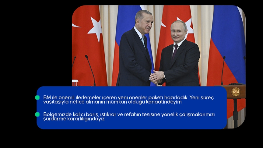 Erdoğan: Karadeniz Tahıl Girişiminin devam ettirilmesi gerektiğine inanıyoruz