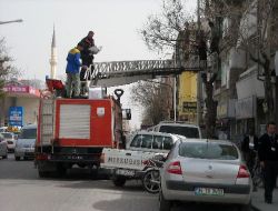 Çumra'da Ağaçlar Bahara Hazırlanıyor