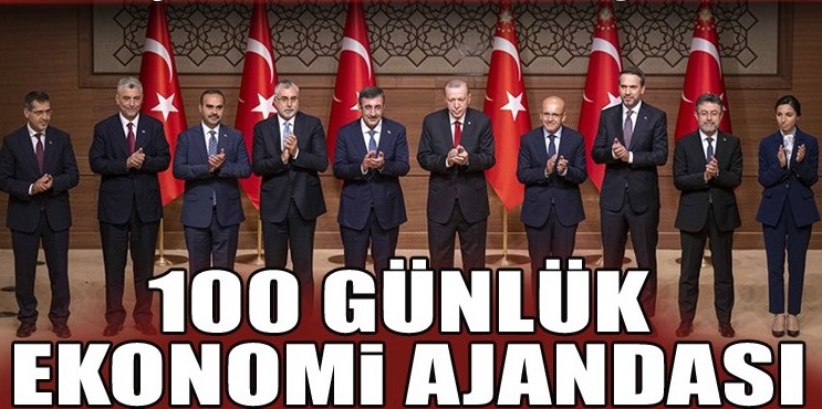 Ekonomi yönetiminin 100 günlük ajandası yoğun geçti!