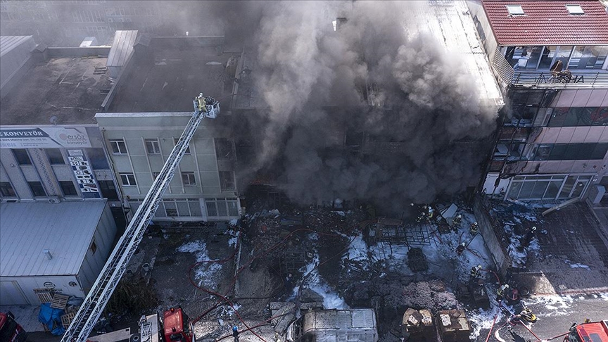 Ankara'da sanayi sitesindeki yangında 3 kişinin hayatını kaybettiği belirlendi
