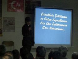 Kulu'da Çanakkale Şehitleri İçin Program Düzenlendi