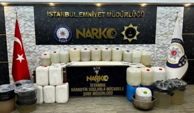İstanbul'da 738 Kilo Metamfetamin ele geçirildi!