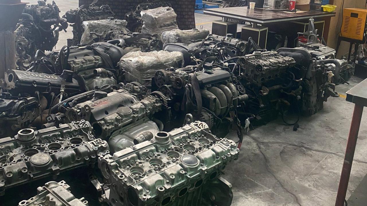 Kayseri'de 30 kaçak otomobil motoru ele geçirildi: Şüpheli gözaltında