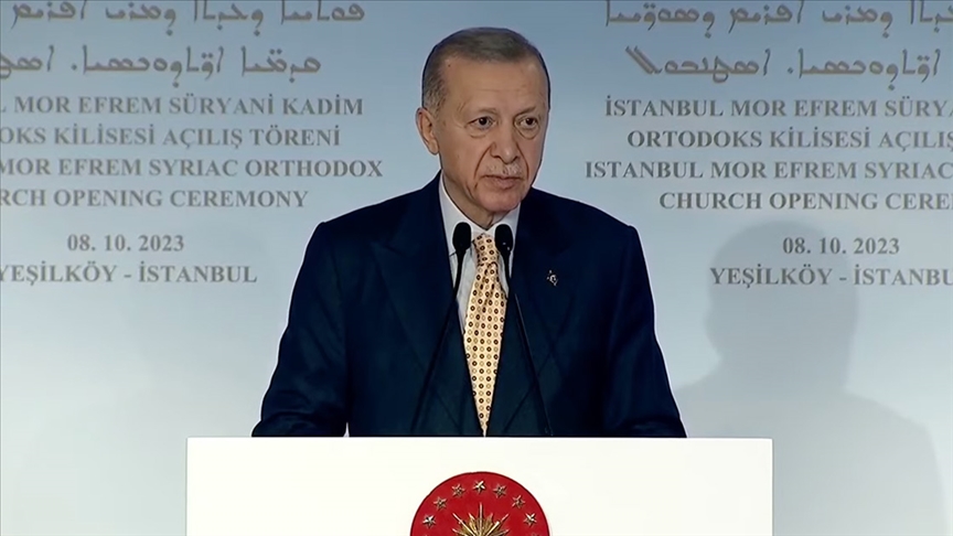 Erdoğan: Nefret suçlarına göz yumanlar, farklı kültürlerin bir arada yaşama iradesini dinamitlemektedir