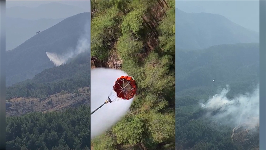 Muğla'da çıkan yangında 1 hektar ormanlık alan zarar gördü