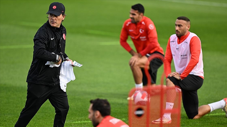 A Milli Futbol Takımı Hırvatistan maçı hazırlıklarına başladı