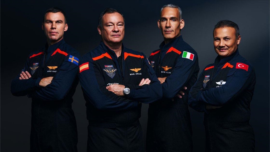 Uluslararası Uzay İstasyonu'na gidecek Ax-3 uzay yolcuları ilk basın toplantısını gerçekleştirdi