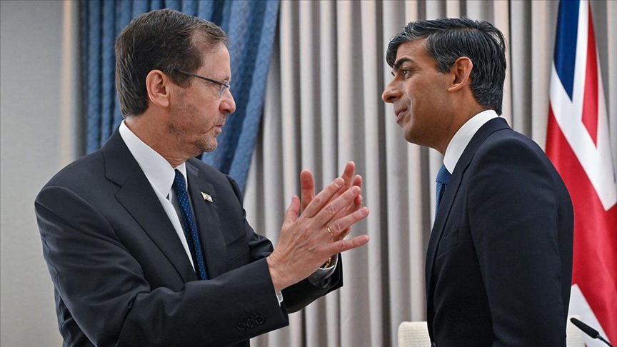 İngiltere Başbakanı Sunak, İsrail'i ziyaret etti!