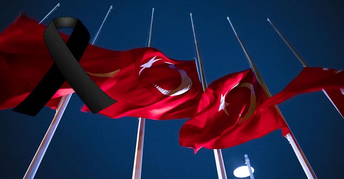 Erdoğan, Türkiye'de 3 günlük milli yas ilan edildiğini duyurdu