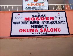 Mazıdağı'nda Okuma Salonu İçin Yaptırılan Bilgisayar Sınıfı Açıldı