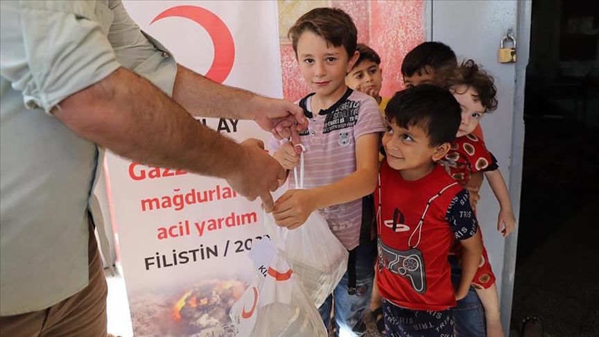 Türk Kızılay'ın Gazze'deki aşevinde, yeniden sıcak yemek çıkarılmaya başlandı