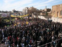Nevruz Ateşi Midyat'ta Da Yakıldı