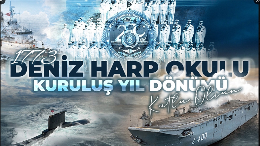 MSB, Deniz Harp Okulunun kuruluş yıl dönümünü kutladı