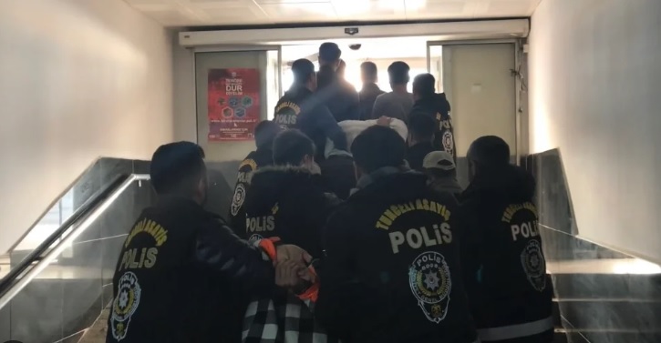 Tunceli merkezli "Sazan Sarmalı" operasyonu