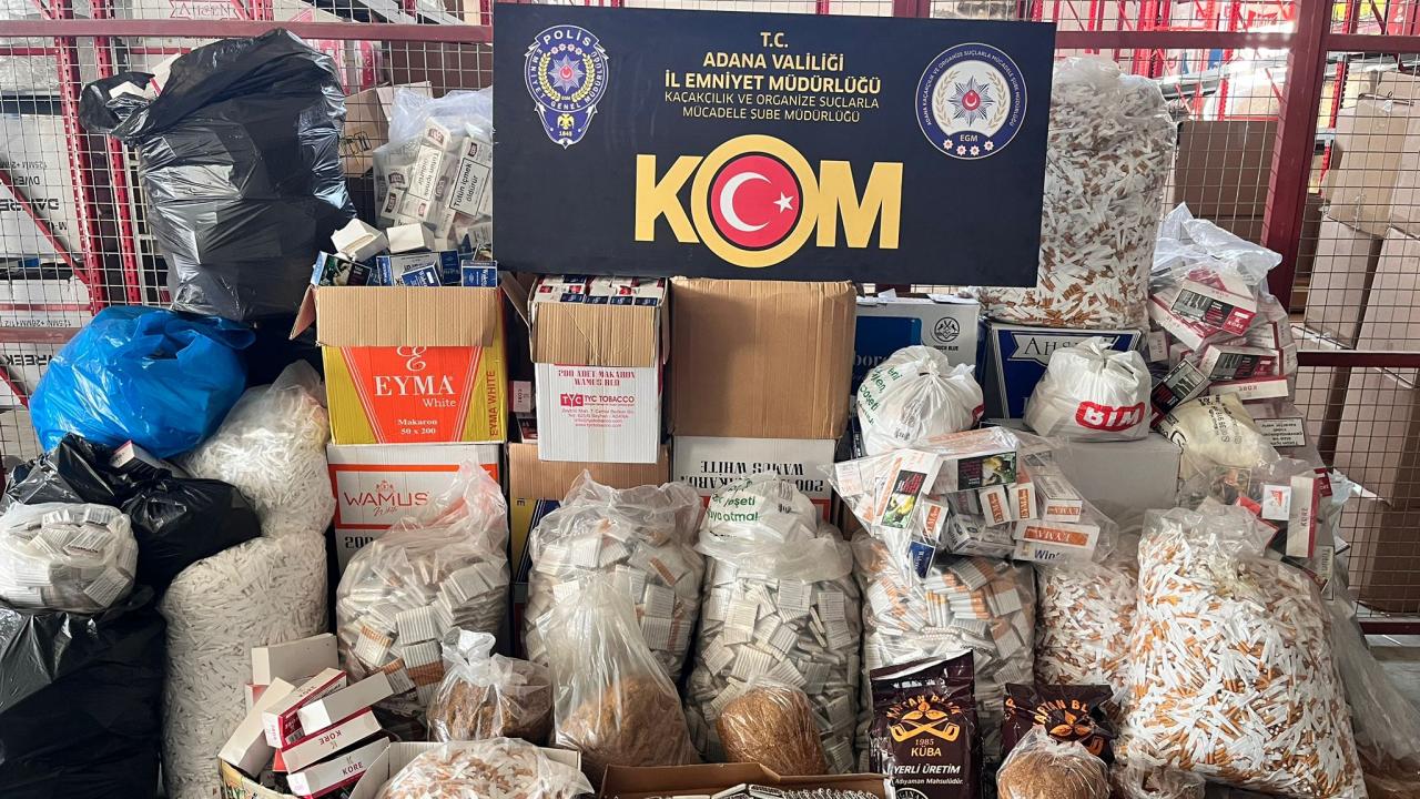 Adana'da kaçakçılık operasyonu: 21 Gözaltı