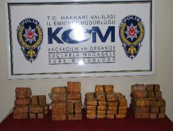 Hakkâri'de 42 Kilogram Eroin Ele Geçirildi