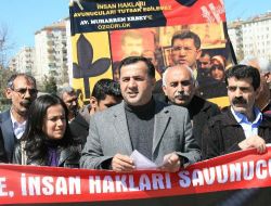 İhd Siirt Şube Başkanı'nın Tutuklanması Protesto Edildi