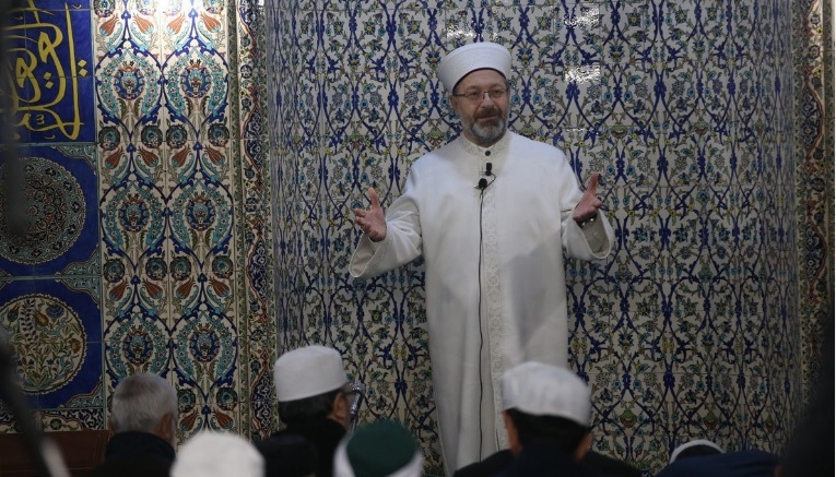 Diyanet İşleri Başkanı Erbaş: Kötülüğe karşı durarak duruş sergilememiz lazım