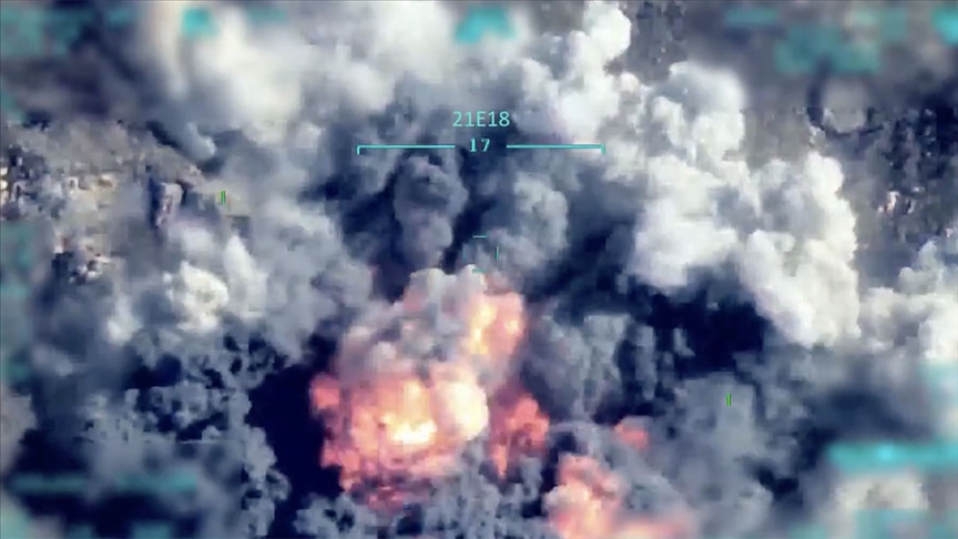 Irak'ın kuzeyinde 5 PKK'lı terörist etkisiz hale getirildi