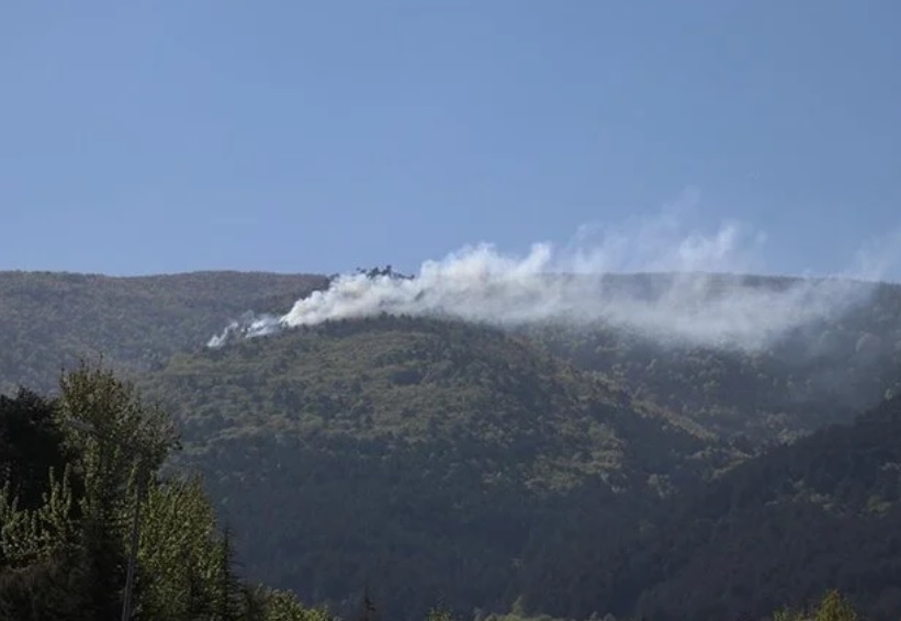 Uludağ'ın eteklerinde çıkan orman yangını kontrol altına alındı