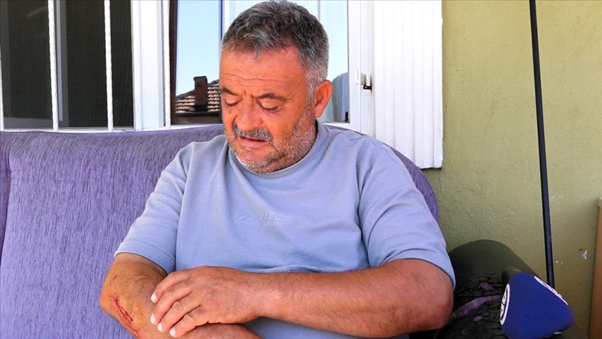 Kırıkkale'de sahipsiz köpeklerin saldırısına uğrayan kişi yaralandı