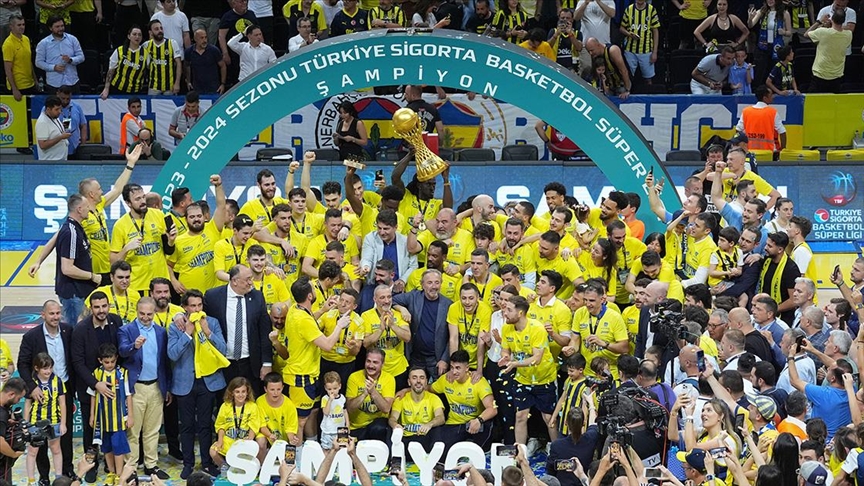 Potada Fenerbahçe Beko şampiyon oldu!
