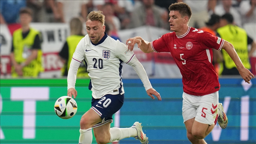 İngiltere, öne geçtiği maçta Danimarka ile 1-1 berabere kaldı
