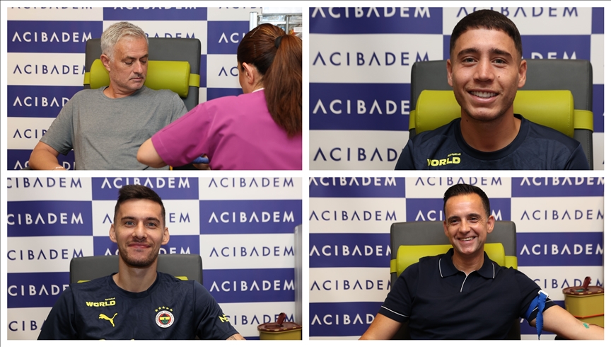 Fenerbahçe'de teknik heyet ve futbolcular sağlık kontrolünden geçti