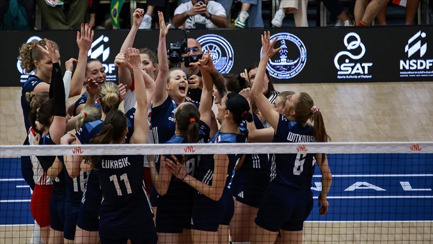 Polonya, FIVB Kadınlar Milletler Ligi'nde 3. oldu